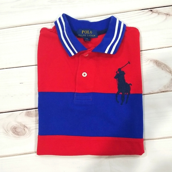 Polo Ralph Lauren Other - Polo  Ralph Lauren Boy's polo Shirt size M(10-12) Red and Blue